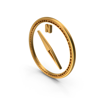 Gold Compass Logo PNG & PSD Images