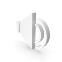 Audio Sound Volume White PNG & PSD Images