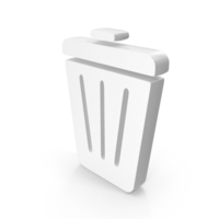 Recycle Bin Logo White PNG & PSD Images