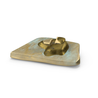 Molten Golden Rock Pieces PNG & PSD Images