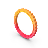 Circular Orange & Pink Quality Badge Symbol PNG & PSD Images