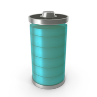 Battery 90% Blue PNG & PSD Images