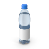 Water Plastic Bottle 0.5L PNG & PSD Images