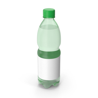 Green Water Plastic Bottle 0.5L PNG & PSD Images