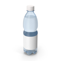 Water Plastic Bottle Blue PNG & PSD Images