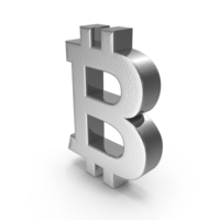 Bitcoin Silver PNG & PSD Images
