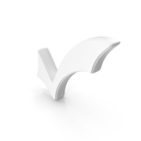 White Rating Tick Mark PNG & PSD Images