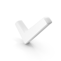 White Correct Tick Mark PNG & PSD Images