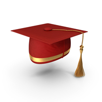 Red Graduation Hat PNG & PSD Images