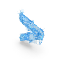 Water Splash Greater Than Symbol PNG & PSD Images