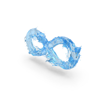Water Splash Infinity Sign PNG & PSD Images