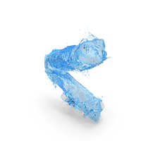 Water Splash Less Than Symbol PNG & PSD Images
