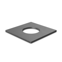 Black Square Washer PNG & PSD Images