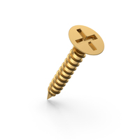 Gold Screw PNG & PSD Images