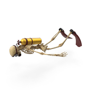 Worn Skeleton Scuba Diving PNG & PSD Images