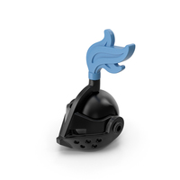 Lego Knight Helmet Feather Black PNG & PSD Images