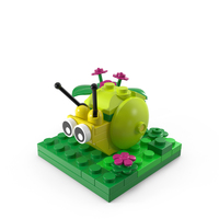 Lego Snail in Garden PNG & PSD Images