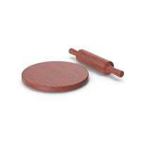 Rolling Pin Dark Wood PNG & PSD Images