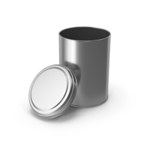 Steel Tin Can Opened PNG & PSD Images