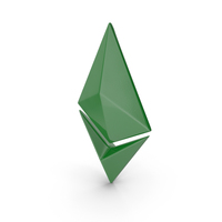 Green Ethereum Symbol PNG & PSD Images
