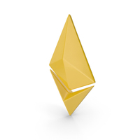 Yellow Ethereum Symbol PNG & PSD Images