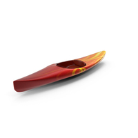 Flame Patterned Kayak PNG & PSD Images