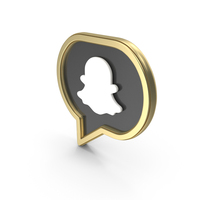 Speech Bubble Snapchat Symbol PNG & PSD Images