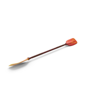 Flame Patterned Kayak Paddle PNG & PSD Images