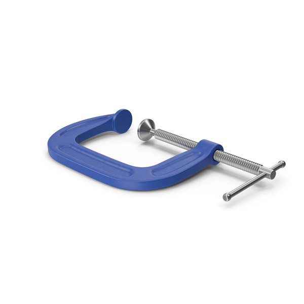 Blue C Clamp PNG & PSD Images