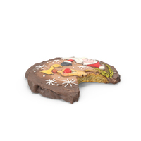 Christmas Cookie Bitten PNG & PSD Images