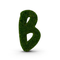 Alphabet Letter B Grass PNG & PSD Images