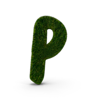 Alphabet Letter P Grass PNG & PSD Images