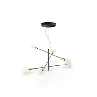 Lussole  Chandelier LSP-8155BL PNG & PSD Images
