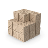 Stack Of Cargo Crates PNG & PSD Images
