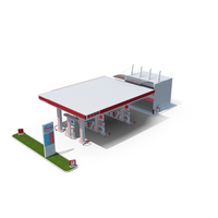 Esso Gas Station PNG & PSD Images