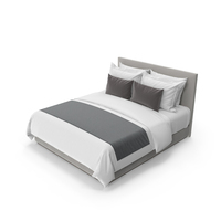 Bed For Hotel Guest Room PNG & PSD Images