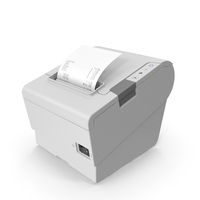 Compact POS Thermal Receipt Printer PNG & PSD Images