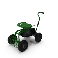 Garden Cart with Seat PNG & PSD Images