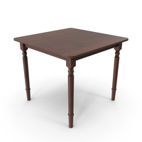Classic Wood Dining Table PNG & PSD Images