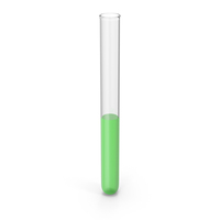 Test Tube With Green Liquid PNG & PSD Images