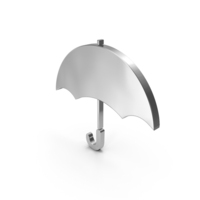 Silver Umbrella Symbol PNG & PSD Images