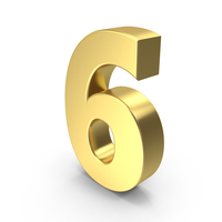 6 Number PNG & PSD Images