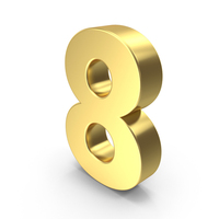 8 Number PNG & PSD Images