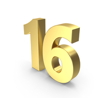 16 Number PNG & PSD Images