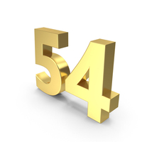 54 Number PNG & PSD Images