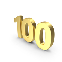 100 Number PNG & PSD Images