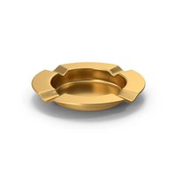 Gold Ashtray PNG & PSD Images
