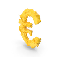 Yellow Splash Euro PNG & PSD Images