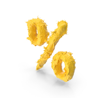Yellow Percentage PNG & PSD Images
