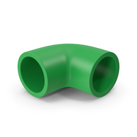 Plastic 90 Degree Green Pipe PNG & PSD Images